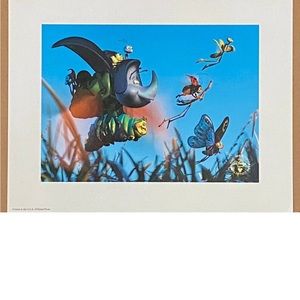 NWOT Disney Beautiful Exclusive  A Bugs Life lithograph